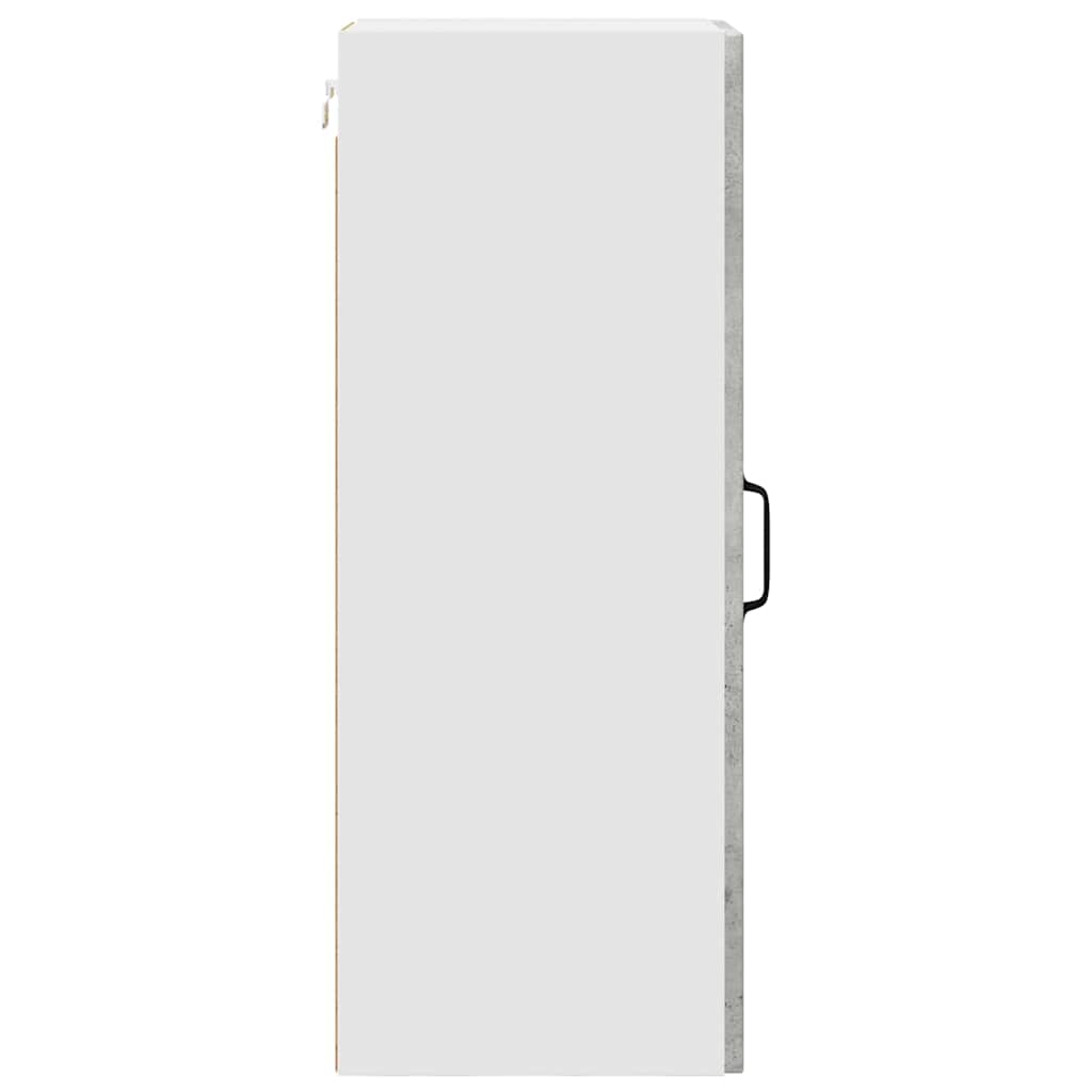 vidaXL Küchenschrank Kalmar 2 pcs Beton Grau 30 x 31 x 80 cm