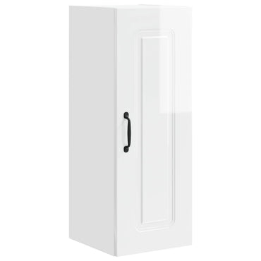 vidaXL Küchenschrank Kalmar Hochglanz Weiß 30 x 31 x 80 cm