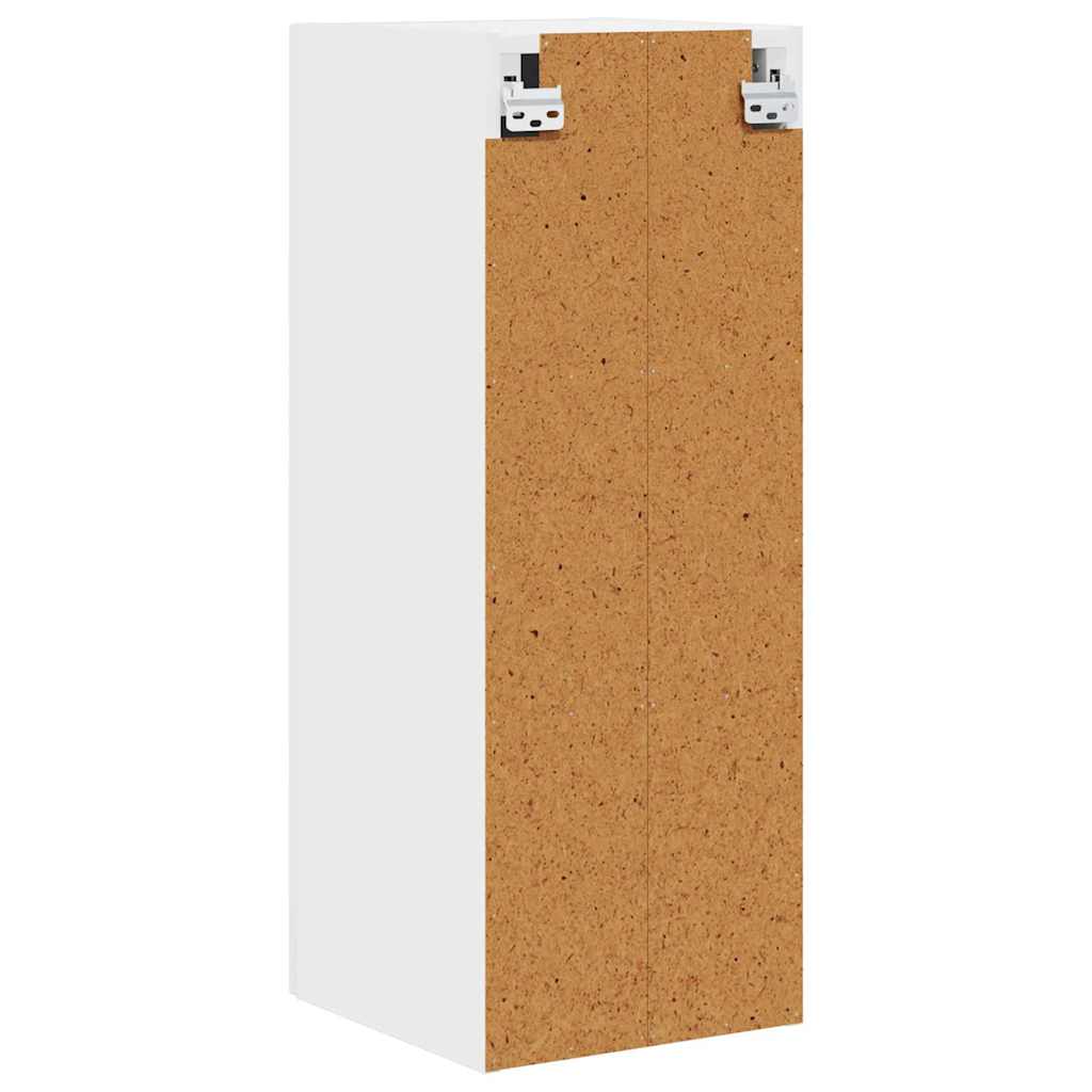 vidaXL Küchenschrank Kalmar 2 pcs Hochglanz Weiß 30 x 31 x 80 cm