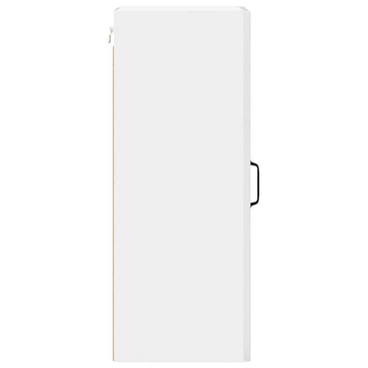 vidaXL Küchenschrank Kalmar 2 pcs Hochglanz Weiß 30 x 31 x 80 cm