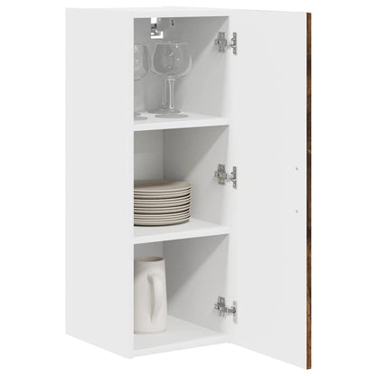 vidaXL Küchenschrank Kalmar 2 pcs Geräucherte Eiche 30 x 31 x 80 cm