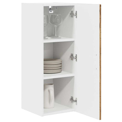vidaXL Küchenschrank mit Speicher Kalmar 2 pcs Altholz 30 x 31 x 80 cm