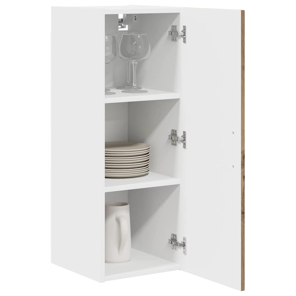 vidaXL Küchenschrank mit Speicher Kalmar Artisan-Eiche 30 x 31 x 80 cm