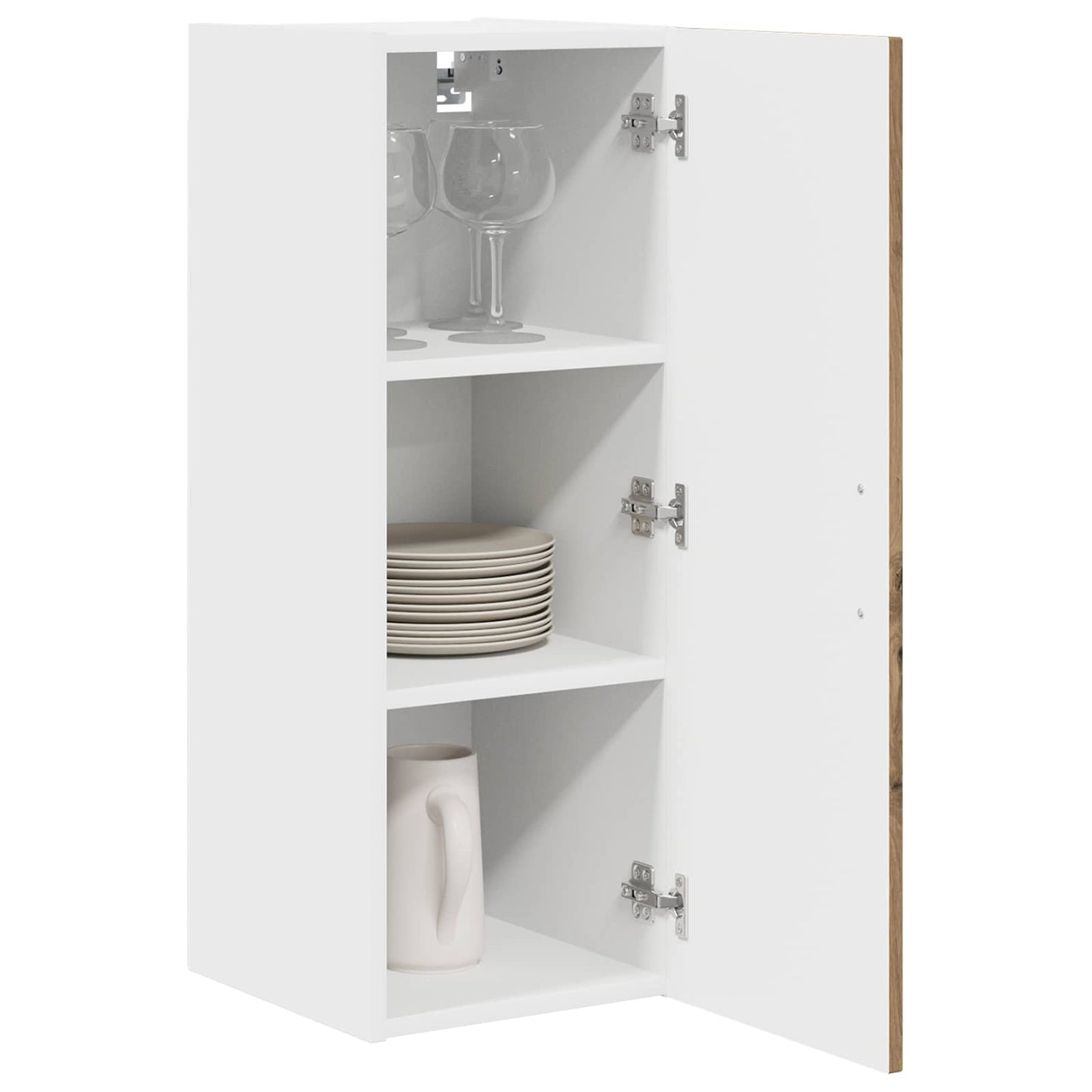 vidaXL Küchenschrank Kalmar 2 pcs Artisan-Eiche 30 x 31 x 80 cm
