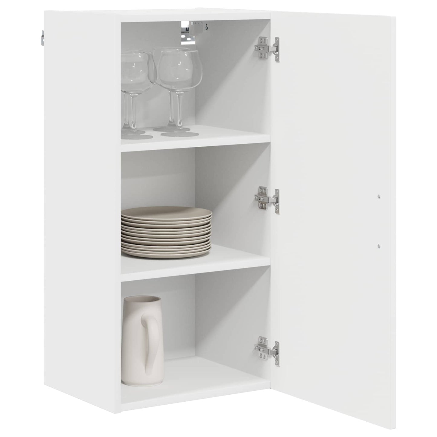 vidaXL Küchenschrank Kalmar Weiß 40 x 31 x 80 cm Holzwerkstoff