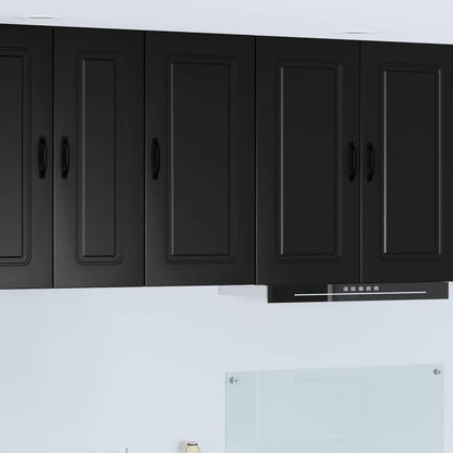 vidaXL Küchenschrank Kalmar Schwarz 40 x 31 x 80 cm Holzwerkstoff