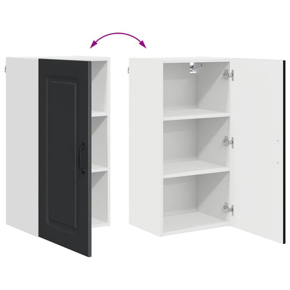 vidaXL Küchenschrank Kalmar Schwarz 40 x 31 x 80 cm Holzwerkstoff