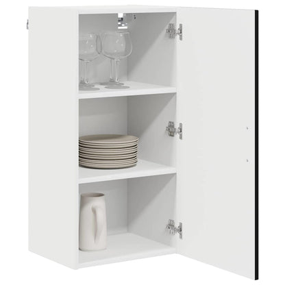 vidaXL Küchenschrank Kalmar Schwarz 40 x 31 x 80 cm Holzwerkstoff