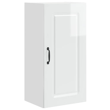 vidaXL Küchenschrank Kalmar Hochglanz Weiß 40 x 31 x 80 cm