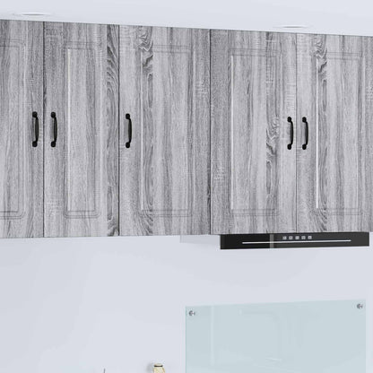 vidaXL Küchenschrank mit Speicher Kalmar Graues Sonoma 40 x 31 x 80 cm