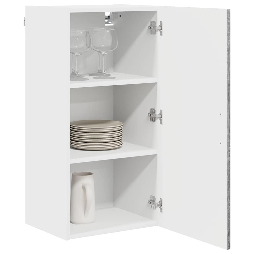 vidaXL Küchenschrank mit Speicher Kalmar Graues Sonoma 40 x 31 x 80 cm