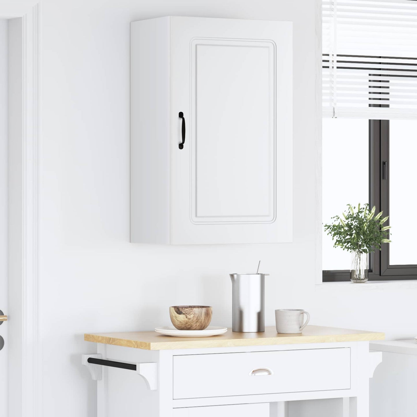 vidaXL Küchenschrank Kalmar Weiß 50 x 31 x 80 cm Holzwerkstoff