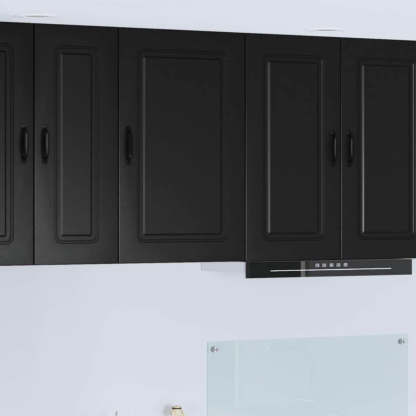 vidaXL Küchenschrank Kalmar Schwarz 50 x 31 x 80 cm Holzwerkstoff
