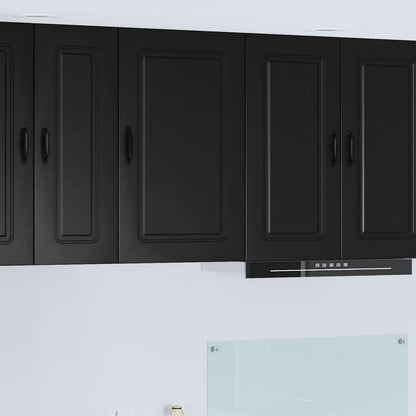 vidaXL Küchenschrank Kalmar Schwarz 50 x 31 x 80 cm Holzwerkstoff