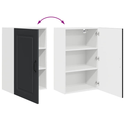 vidaXL Küchenschrank Kalmar Schwarz 50 x 31 x 80 cm Holzwerkstoff