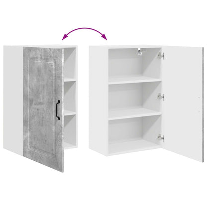 vidaXL Küchenschrank Kalmar Beton Grau 50 x 31 x 80 cm Holzwerkstoff