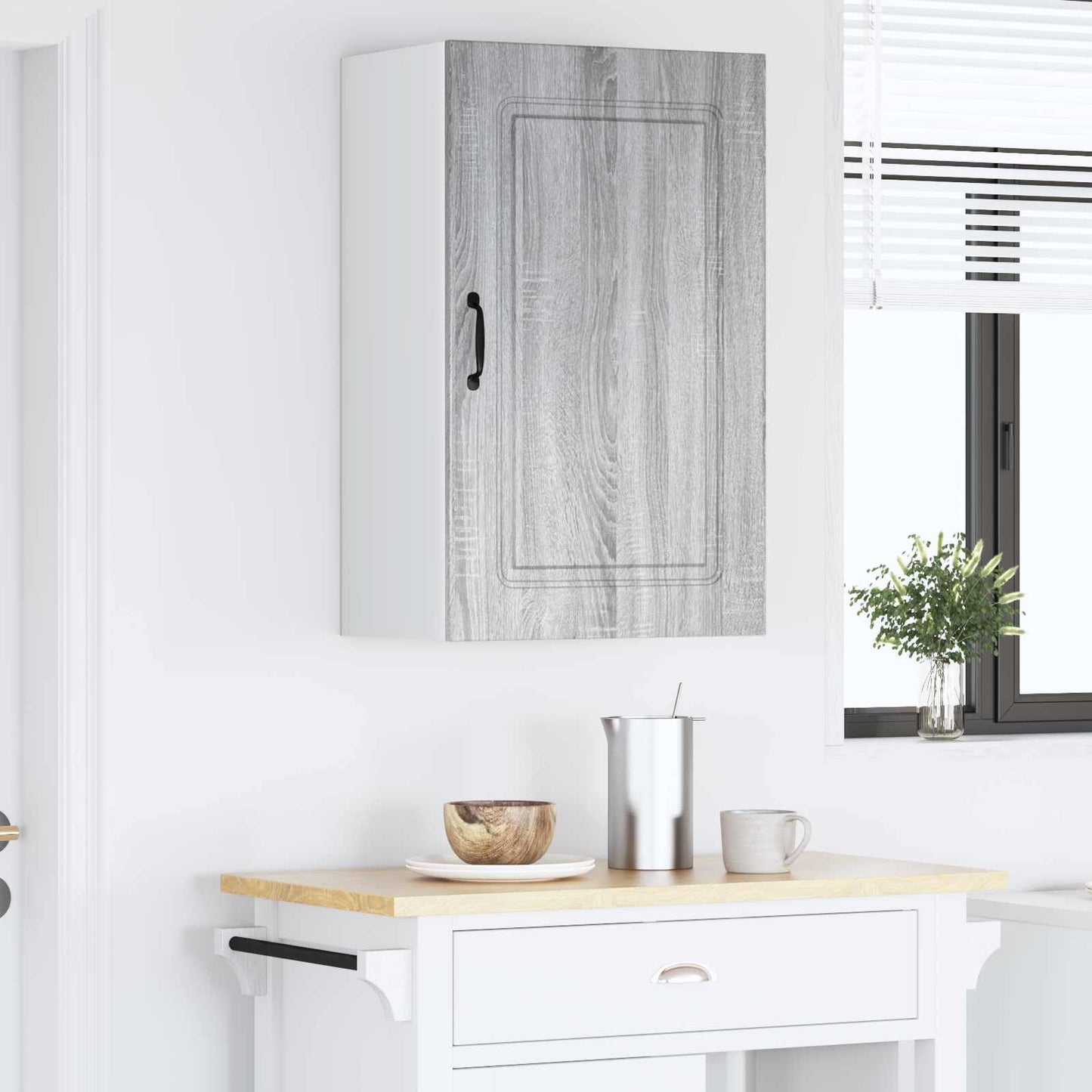 Küchenschrank mit Speicher Kalmar Graues Sonoma 50 x 31 x 80 cm