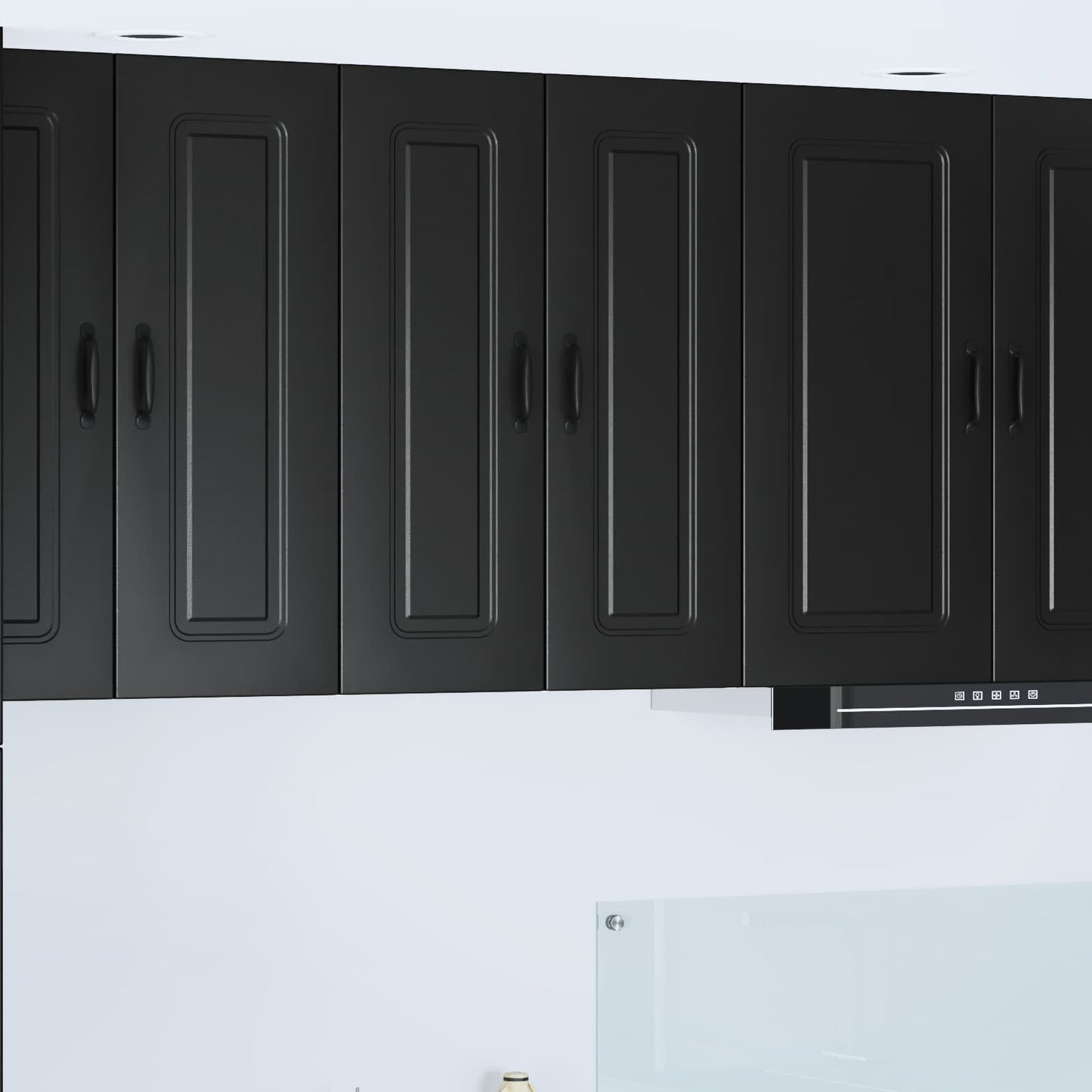 vidaXL Küchenschrank Kalmar Schwarz 60 x 31 x 80 cm Holzwerkstoff