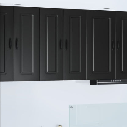 vidaXL Küchenschrank Kalmar Schwarz 60 x 31 x 80 cm Holzwerkstoff