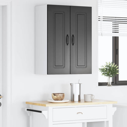 vidaXL Küchenschrank Kalmar Schwarz 60 x 31 x 80 cm Holzwerkstoff
