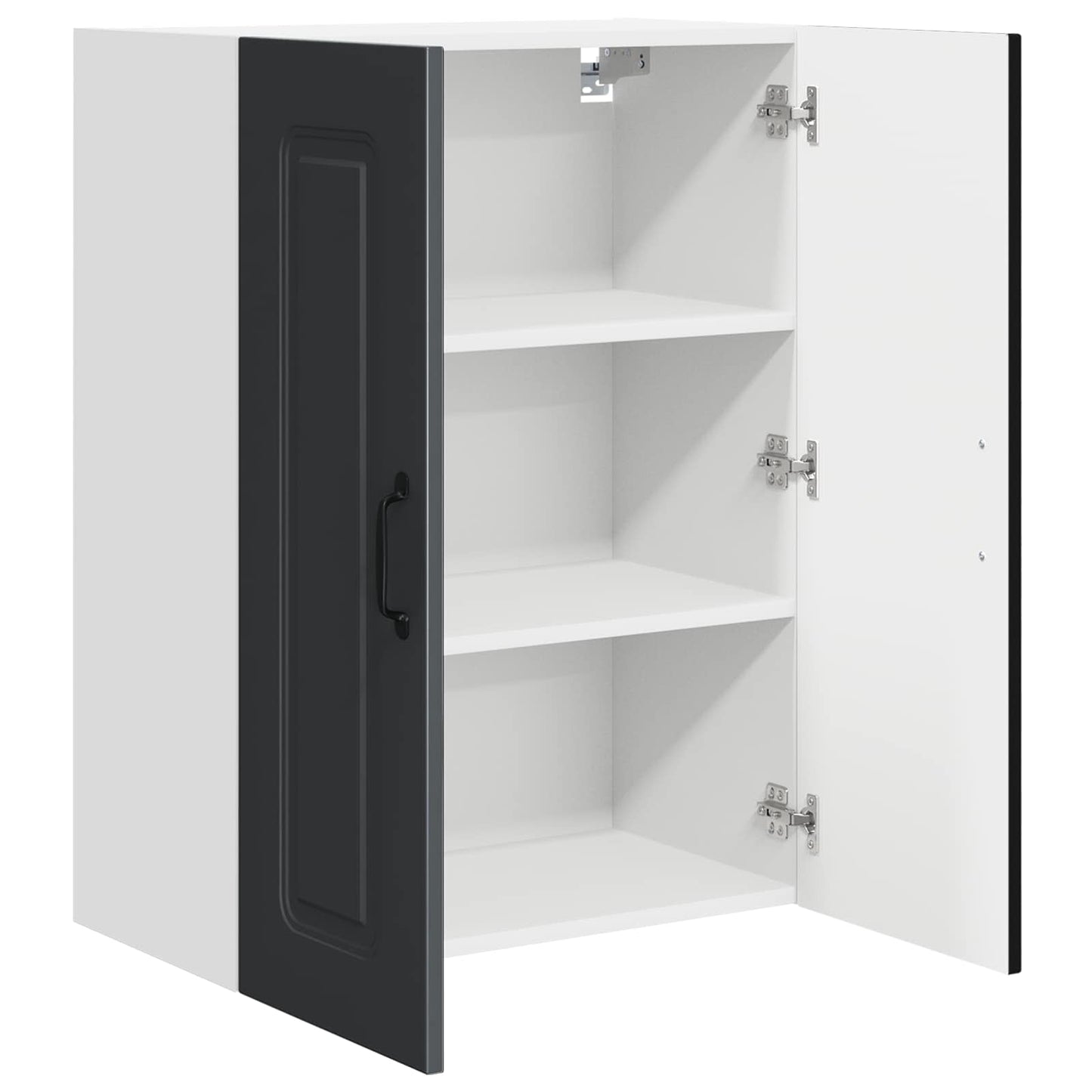 vidaXL Küchenschrank Kalmar Schwarz 60 x 31 x 80 cm Holzwerkstoff