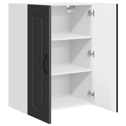 vidaXL Küchenschrank Kalmar Schwarz 60 x 31 x 80 cm Holzwerkstoff