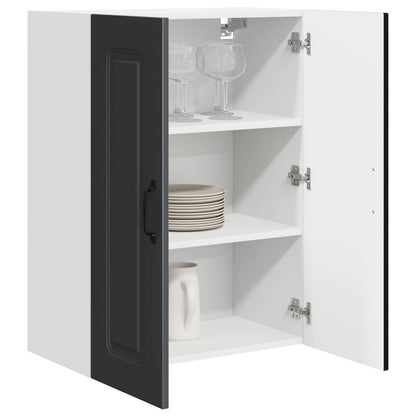 vidaXL Küchenschrank Kalmar Schwarz 60 x 31 x 80 cm Holzwerkstoff