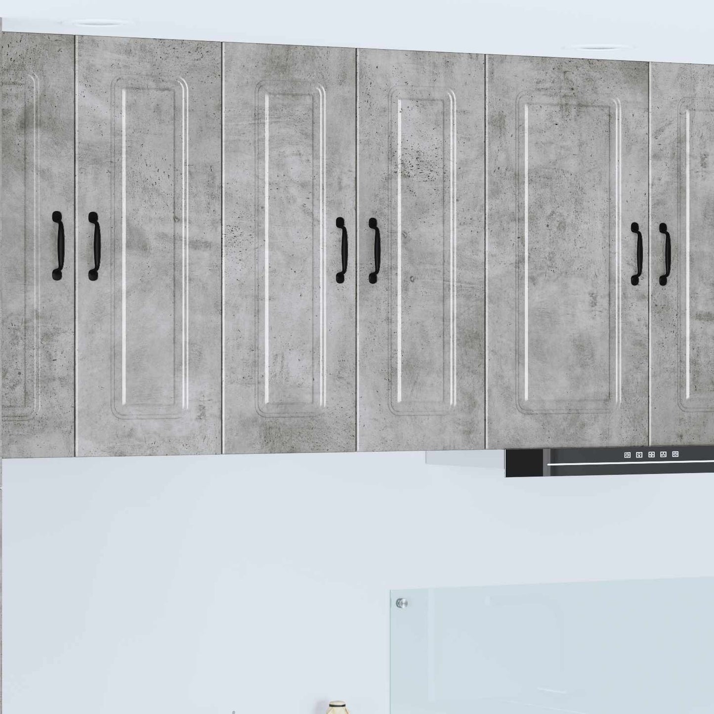 vidaXL Küchenschrank Kalmar Beton Grau 60 x 31 x 80 cm Holzwerkstoff