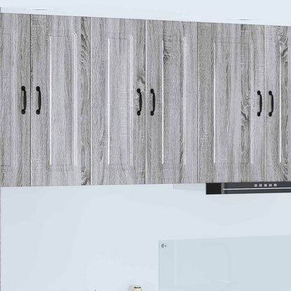 vidaXL Küchenschrank mit Speicher Kalmar Graues Sonoma 60 x 31 x 80 cm