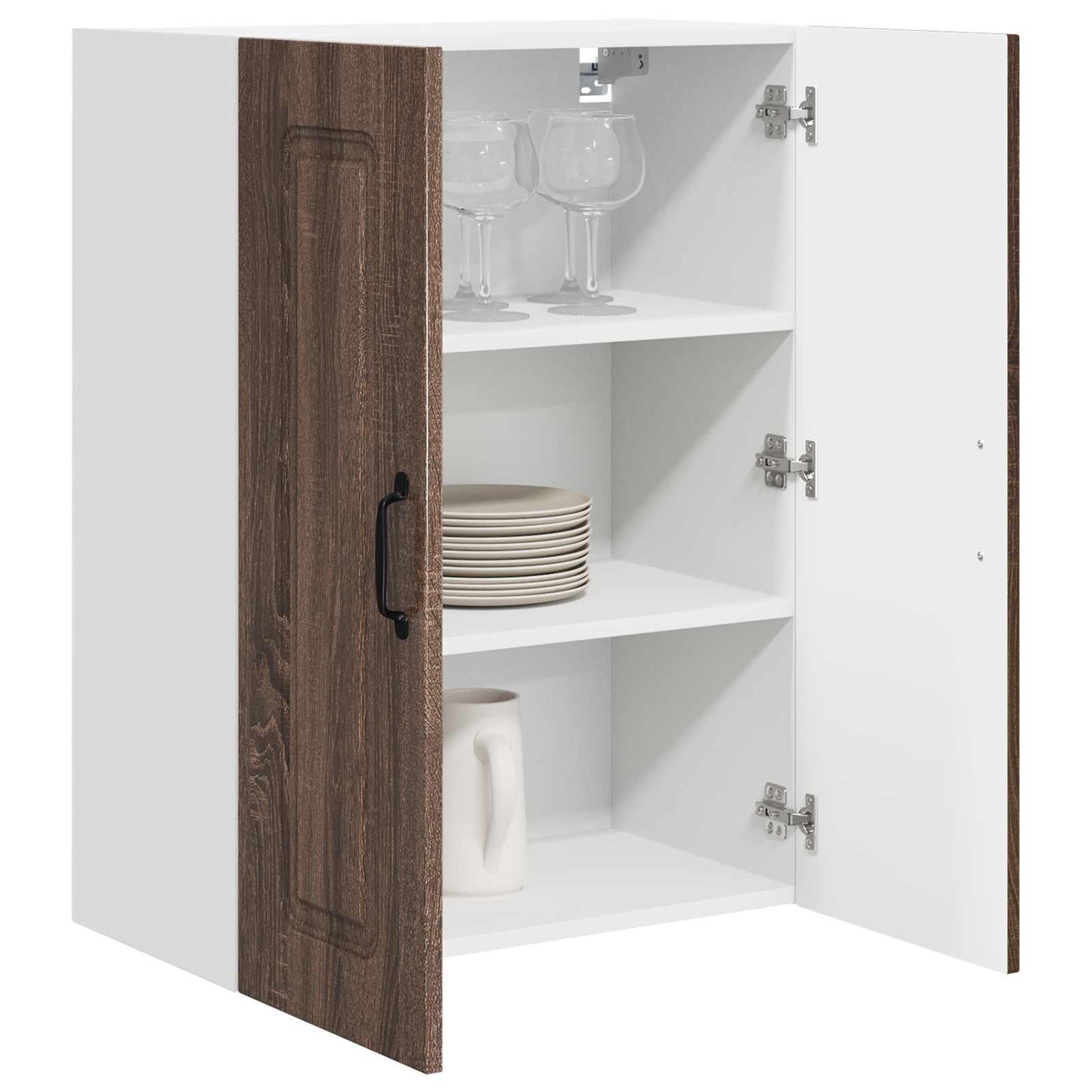 vidaXL Küchenschrank Kalmar Braun Eichen-Optik 60 x 31 x 80 cm