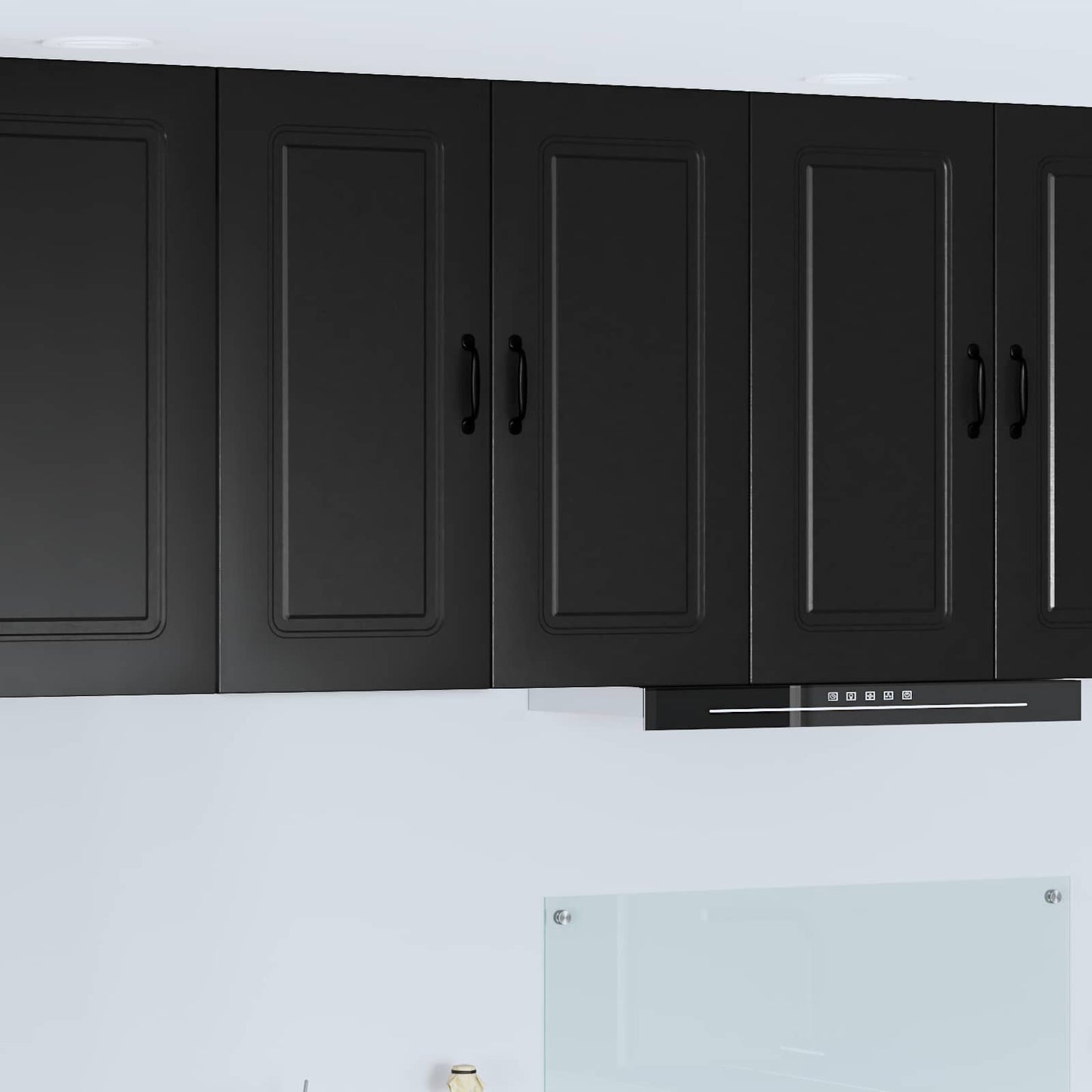 vidaXL Küchenschrank Kalmar Schwarz 80 x 31 x 80 cm Holzwerkstoff