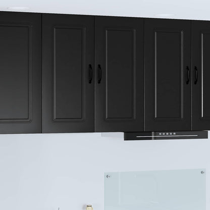 vidaXL Küchenschrank Kalmar Schwarz 80 x 31 x 80 cm Holzwerkstoff