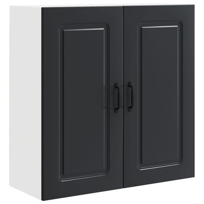 vidaXL Küchenschrank Kalmar Schwarz 80 x 31 x 80 cm Holzwerkstoff