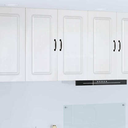 vidaXL Küchenschrank Kalmar Hochglanz Weiß 80 x 31 x 80 cm