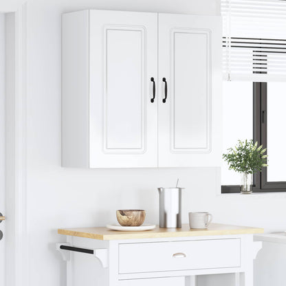 vidaXL Küchenschrank Kalmar Hochglanz Weiß 80 x 31 x 80 cm