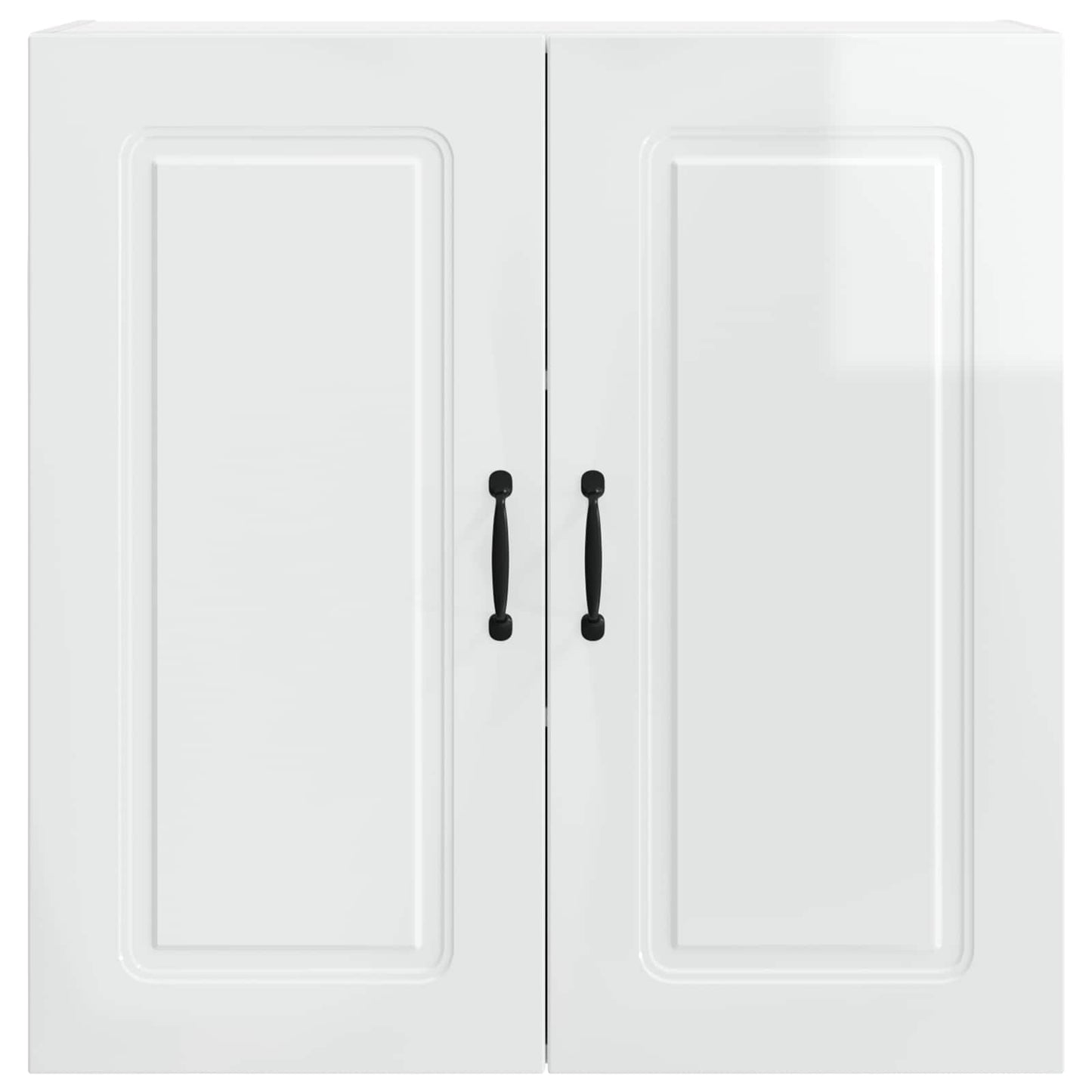 vidaXL Küchenschrank Kalmar Hochglanz Weiß 80 x 31 x 80 cm