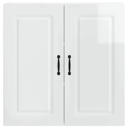 vidaXL Küchenschrank Kalmar Hochglanz Weiß 80 x 31 x 80 cm