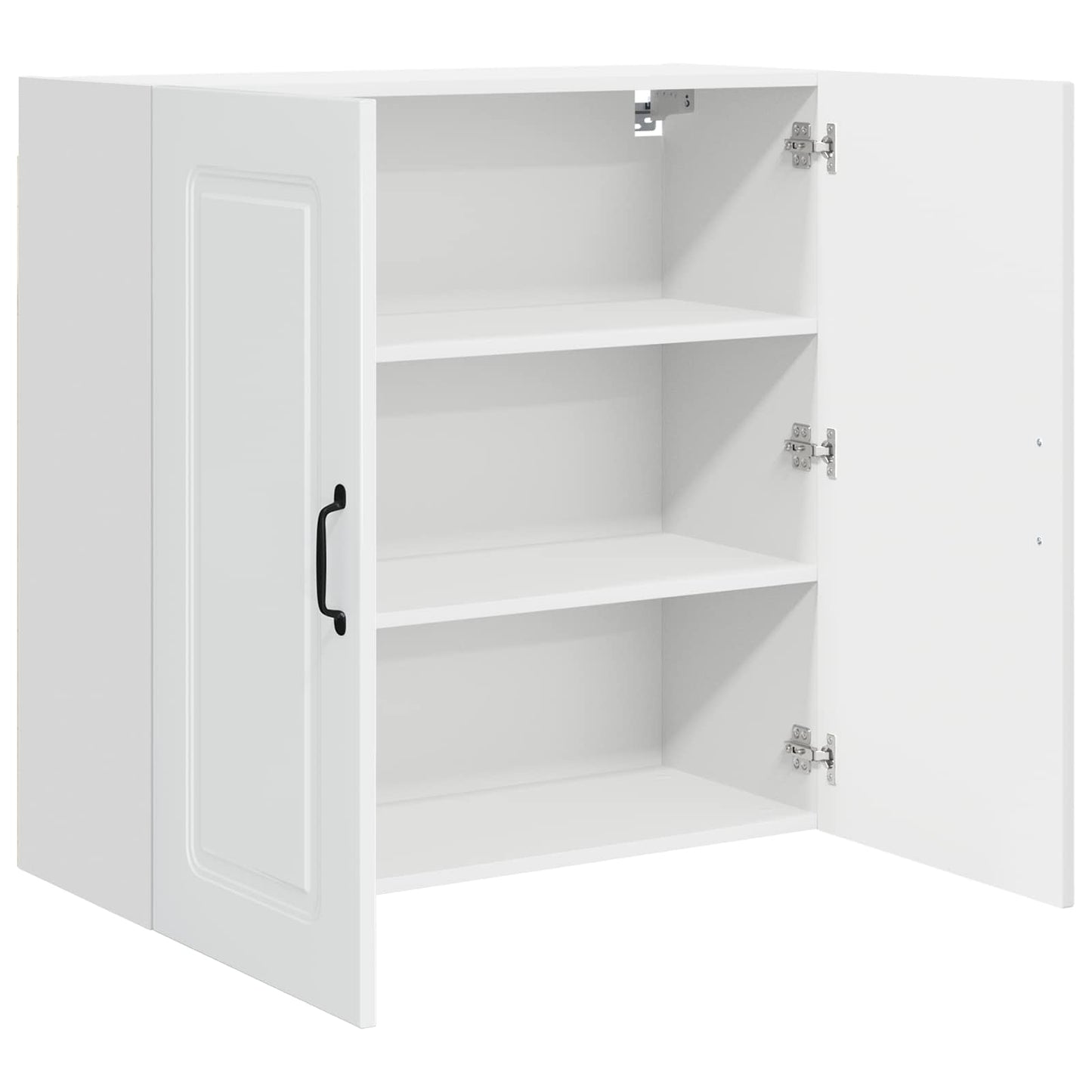 vidaXL Küchenschrank Kalmar Hochglanz Weiß 80 x 31 x 80 cm