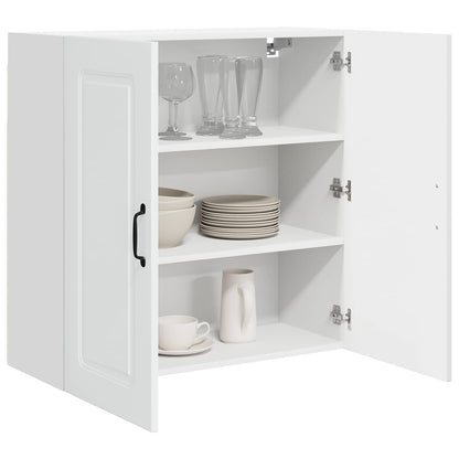 vidaXL Küchenschrank Kalmar Hochglanz Weiß 80 x 31 x 80 cm