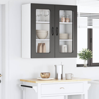 vidaXL Küchenschrank Kalmar Schwarz 80 x 31 x 80 cm Holzwerkstoff