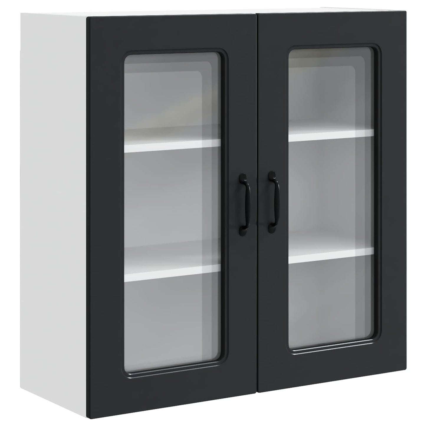 vidaXL Küchenschrank Kalmar Schwarz 80 x 31 x 80 cm Holzwerkstoff