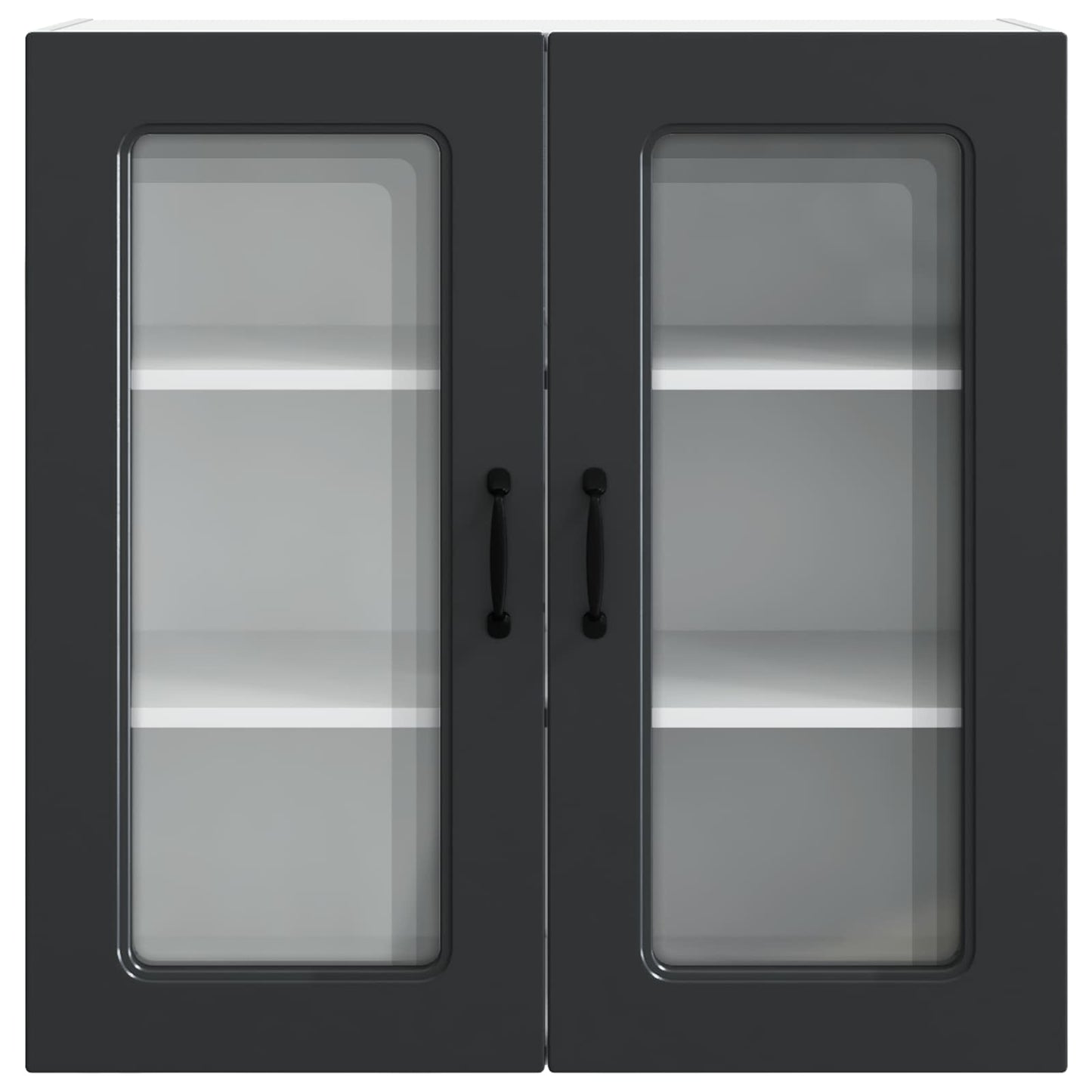 vidaXL Küchenschrank Kalmar Schwarz 80 x 31 x 80 cm Holzwerkstoff