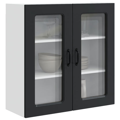 vidaXL Küchenschrank Kalmar Schwarz 80 x 31 x 80 cm Holzwerkstoff