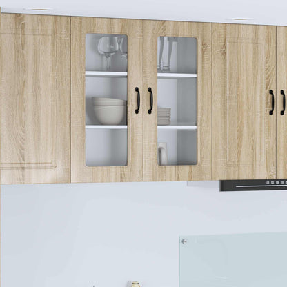 vidaXL Küchenschrank Kalmar Sonoma-Eiche 80 x 31 x 80 cm Holzwerkstoff
