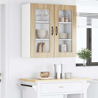 vidaXL Küchenschrank Kalmar Sonoma-Eiche 80 x 31 x 80 cm Holzwerkstoff