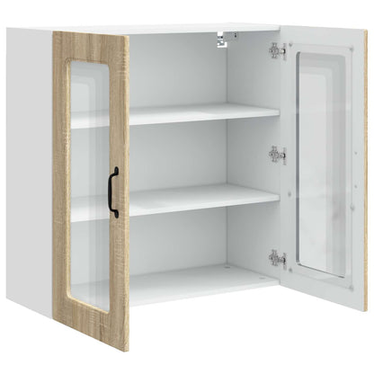 vidaXL Küchenschrank Kalmar Sonoma-Eiche 80 x 31 x 80 cm Holzwerkstoff