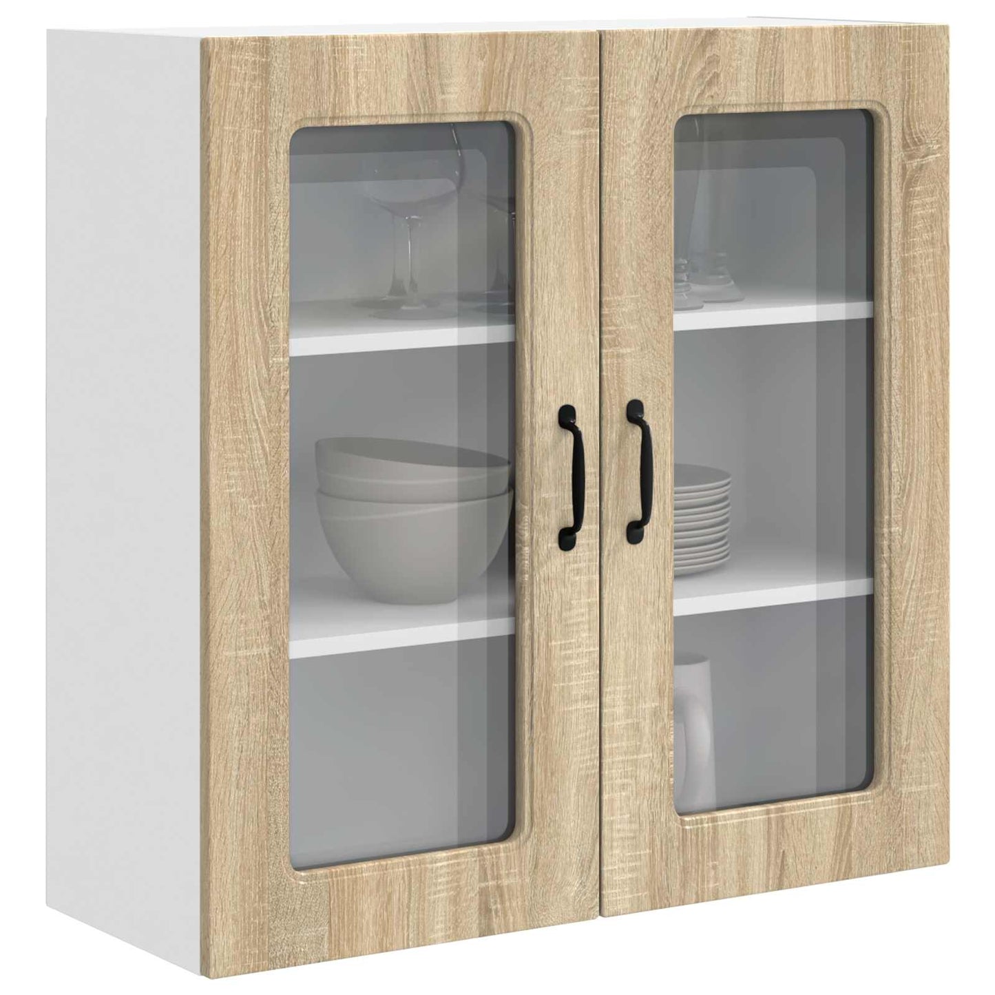vidaXL Küchenschrank Kalmar Sonoma-Eiche 80 x 31 x 80 cm Holzwerkstoff