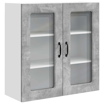 vidaXL Küchenschrank Kalmar Beton Grau 80 x 31 x 80 cm Holzwerkstoff