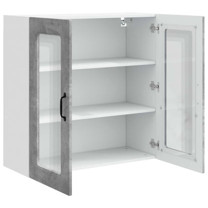 vidaXL Küchenschrank Kalmar Beton Grau 80 x 31 x 80 cm Holzwerkstoff