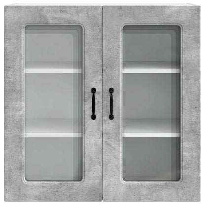 vidaXL Küchenschrank Kalmar Beton Grau 80 x 31 x 80 cm Holzwerkstoff